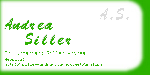 andrea siller business card